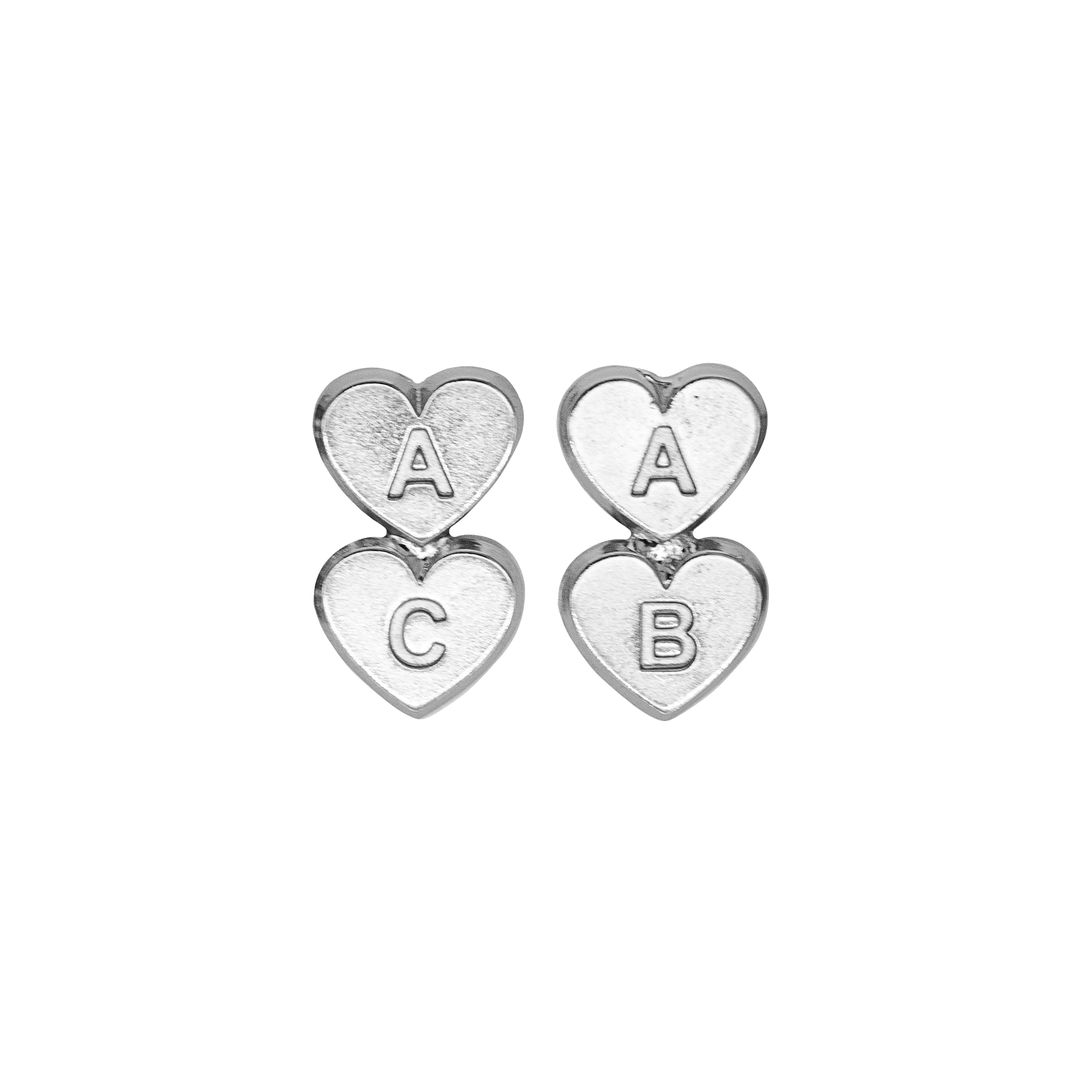 Preppy Heart Key Earrings - 2Jewels